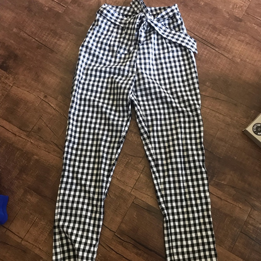 Shein gingham pants